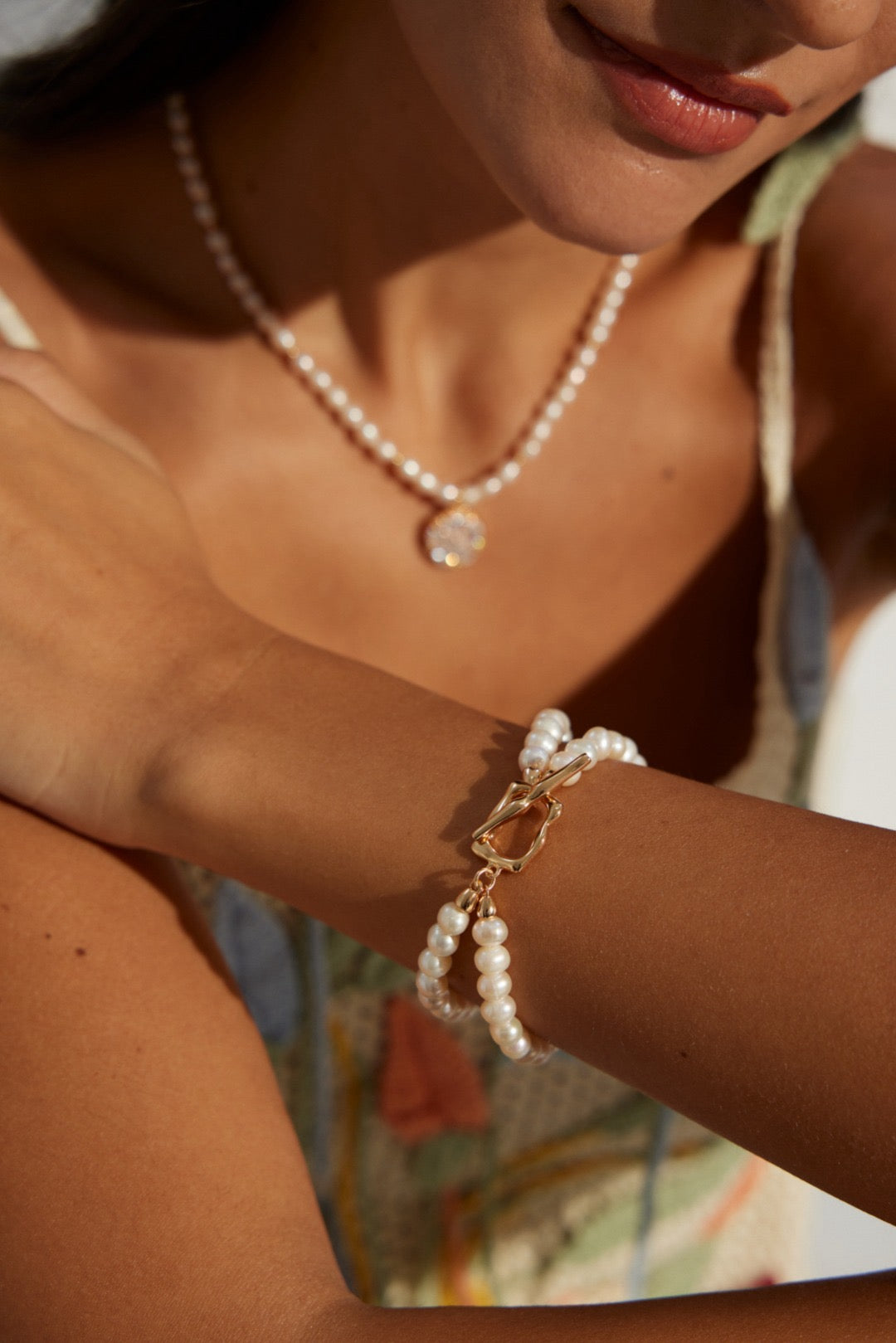 Double-Strand Pearl Bracelet | Modern Elegance